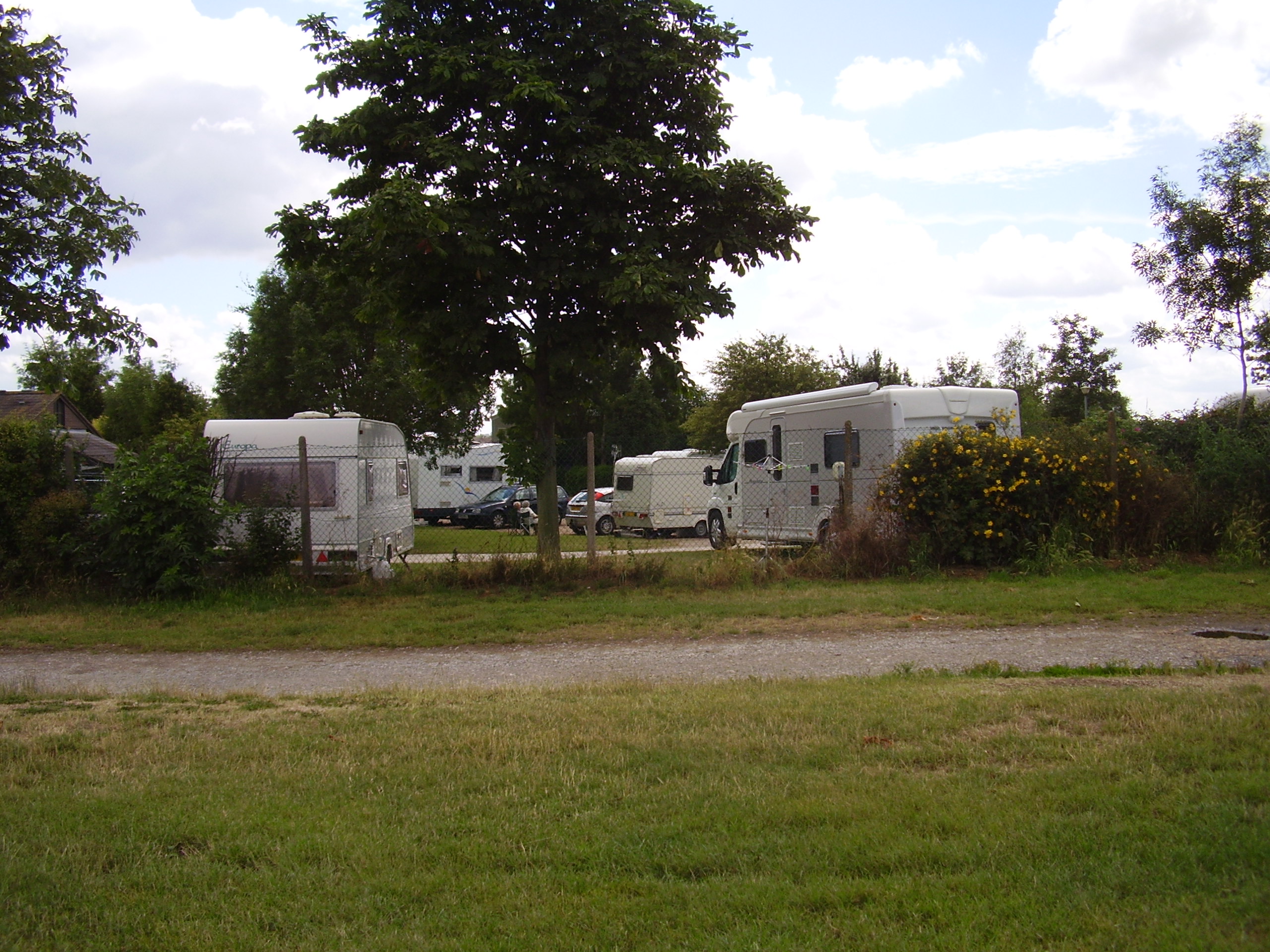 Warwick Racecourse dog walk and caravan site